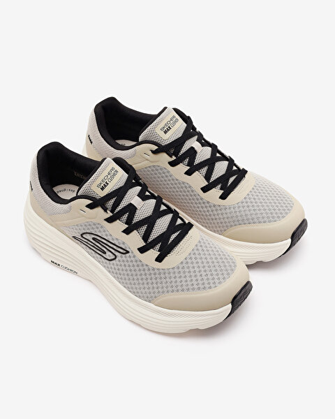 Skechers Max Cushioning Endeavour Erkek Bej Koşu Ayakkabısı 220613 TPBK-5
