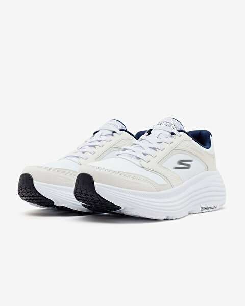 Skechers Max Cushioning Endeavour Erkek Beyaz Koşu Ayakkabısı 220623 WNV-2