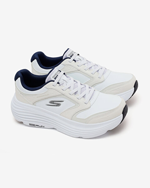 Skechers Max Cushioning Endeavour Erkek Beyaz Koşu Ayakkabısı 220623 WNV-5