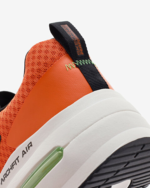 Skechers Max Cushioning Arch Fit Air - E Erkek Turuncu Koşu Ayakkabısı 220743 ORG-7