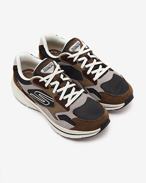 Skechers Go Run Consistent 2.0 Retro Runner V1 Erkek Kahverengi Koşu Ayakkabısı 220872 BRBK-5