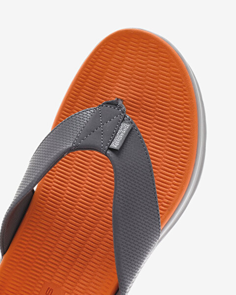 Skechers Skechers Go Consistent Sandal - Synthwave Erkek Gri Parmak Arası Terlik 229035 GYOR-8