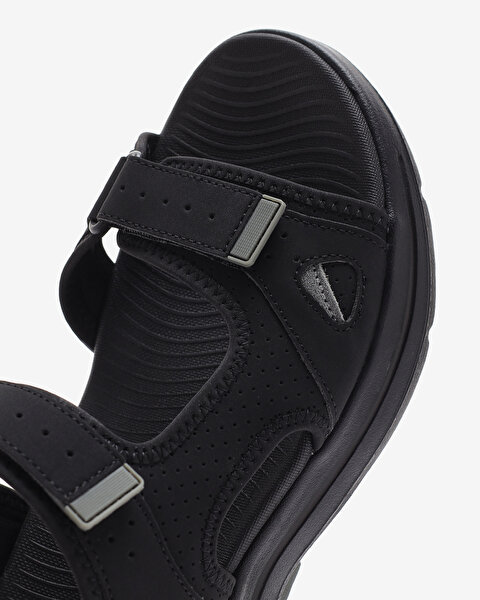 Skechers Go Walk Arch Fit Sandal-mission Ii Erkek Siyah Sandalet 229064 BLK-8