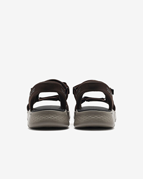 Skechers Go Walk Flex Sandal - Easy Entry Erkek Kahverengi Sandalet 229210 BRN-4