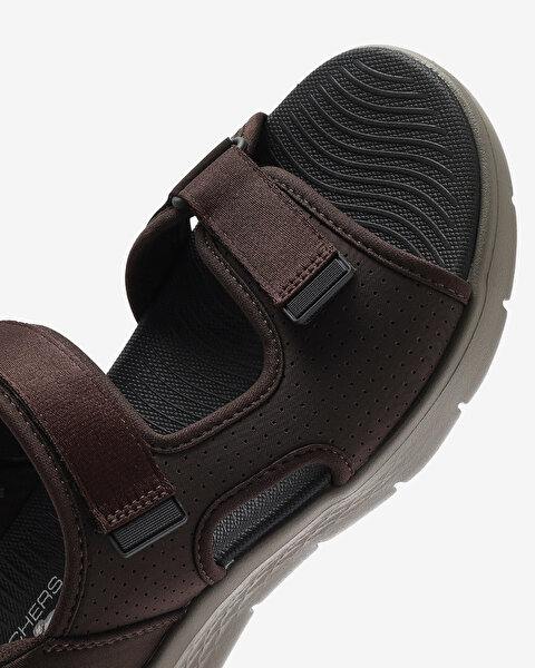 Skechers Go Walk Flex Sandal - Easy Entry Erkek Kahverengi Sandalet 229210 BRN-6