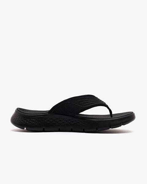 Skechers Go Walk Flex Sandal Erkek Siyah Parmak Arası Terlik 229214 BBK-1