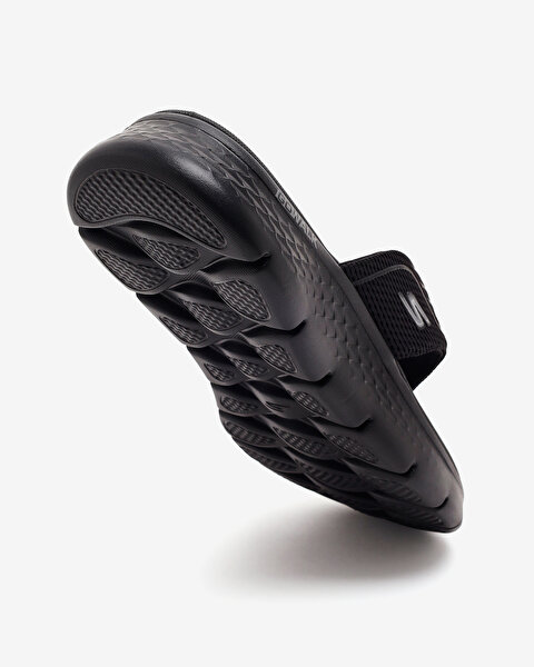Skechers Go Walk Flex Sandal Erkek Siyah Parmak Arası Terlik 229214 BBK-6