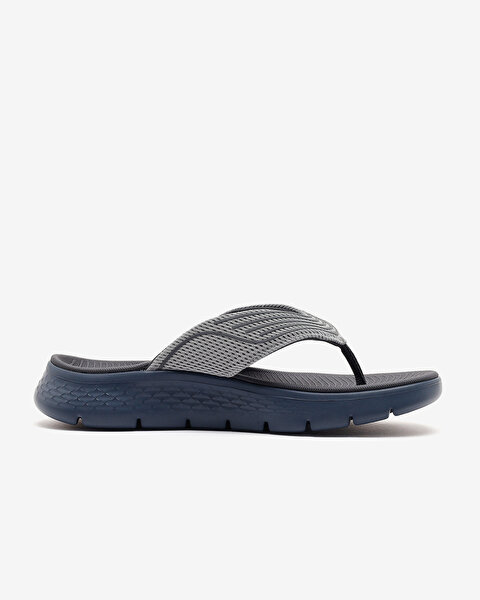 Skechers Go Walk Flex Sandal Erkek Gri Parmak Arası Terlik 229214 GRY-1