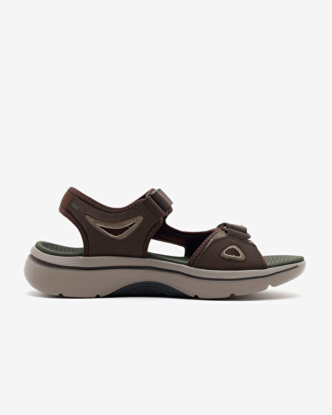 Skechers Go Walk Arch Fit 2.0 Sandal Erkek Kahverengi Sandalet 229309 BRN-1