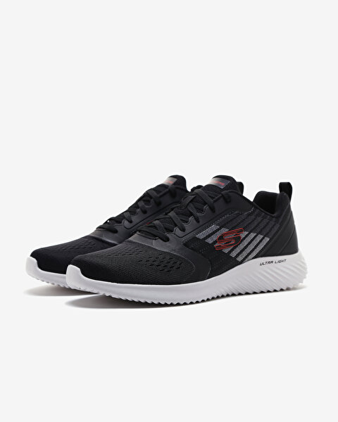Skechers Bounder  -  Verkona Erkek Siyah Spor Ayakkabı 232004 BLK-2
