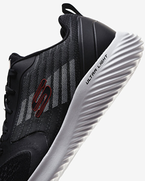 Skechers Bounder  -  Verkona Erkek Siyah Spor Ayakkabı 232004 BLK-7