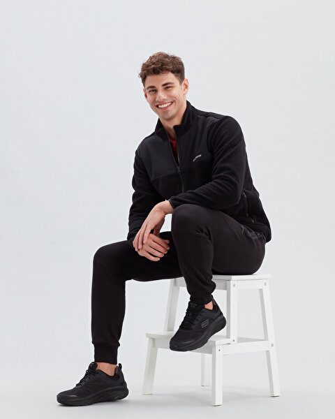 Skechers D'lux Walker Erkek Siyah Spor Ayakkabı 232044 BBK-1