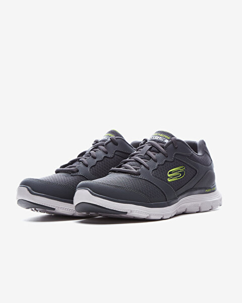 Skechers Flex Advantage 4.0 Erkek Gri Spor Ayakkabı 232225 CHAR-2