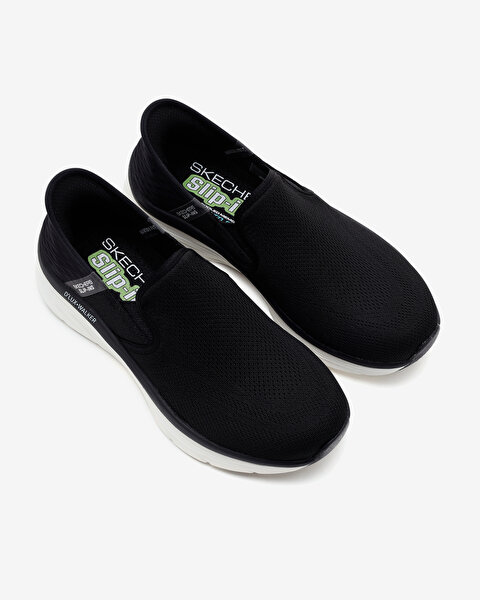 Skechers Skechers Slip-ins Rf: D'lux Walker - Orford Erkek Siyah Spor Ayakkabı 232455 BLK-5