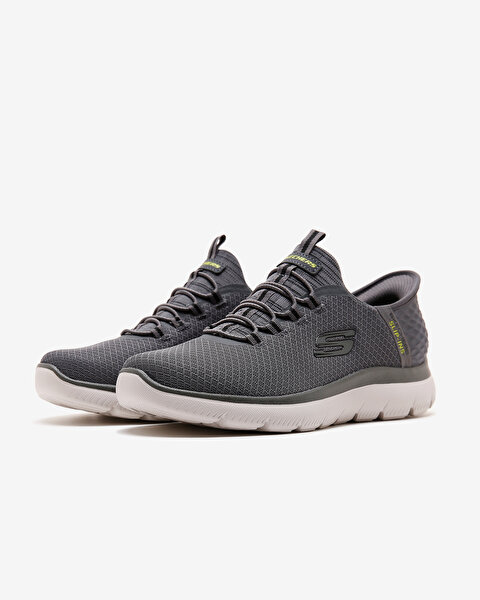 Skechers Summits - Slip-ins Erkek Gri Spor Ayakkabı 232457 CHAR-3