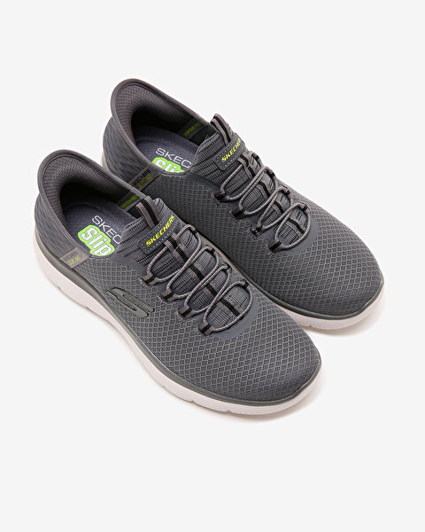 Skechers Summits - Slip-ins Erkek Gri Spor Ayakkabı 232457 CHAR-6