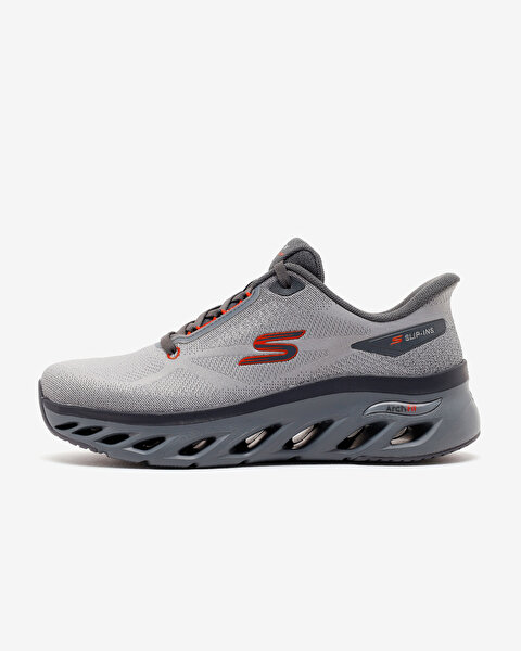 Arch Fit Glide-step Erkek Gri Spor Ayakkabı 232528 CCOR