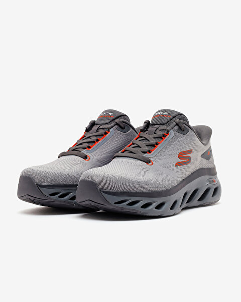 Skechers Arch Fit Glide-step Erkek Gri Spor Ayakkabı 232528 CCOR-2