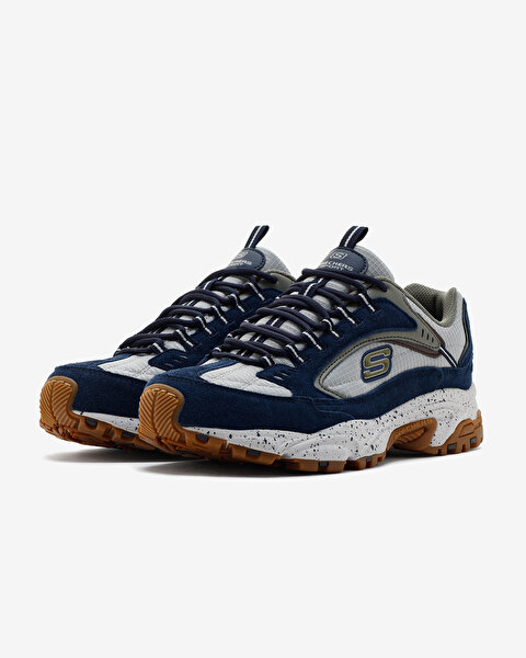 Skechers Stamina  -  Akur Erkek Lacivert Sneakers 232570 NVGY-3