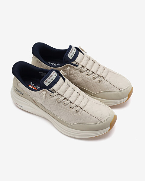 Skechers Contour Foam - Cozy Fit Erkek Bej Spor Ayakkabı 232619 NTNV-5