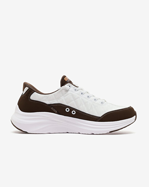 Skechers Contour Foam-cozy Fit Erkek Beyaz Siyah Kirmizi Spor Ayakkabı 232619 WBR-1