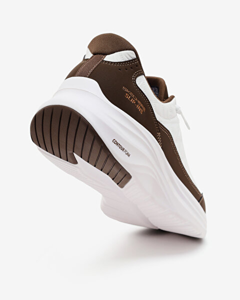 Skechers Contour Foam-cozy Fit Erkek Beyaz Siyah Kirmizi Spor Ayakkabı 232619 WBR-6
