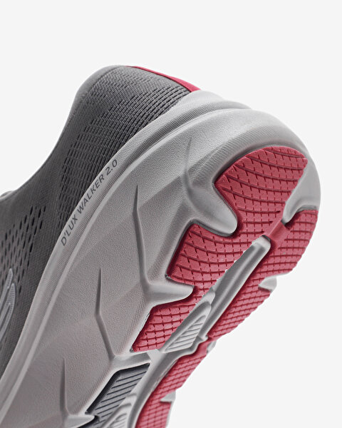 Skechers D'lux Walker 2.0  -  Swave Erkek Gri Spor Ayakkabı 232714 CCRD-8