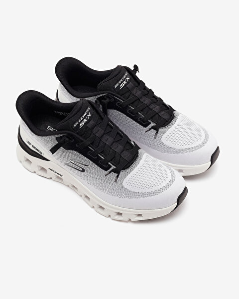 Skechers Arch Fit Glide-step Pro Erkek Beyaz Spor Ayakkabı 233110 WBK-5