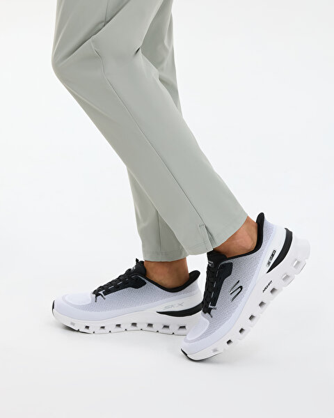 Skechers Arch Fit Glide-step Pro Erkek Beyaz Spor Ayakkabı 233110 WBK-7