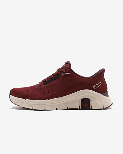Skechers Relaxed Fit Flex Erkek Bordo Spor Ayakkabı 233218 BURG