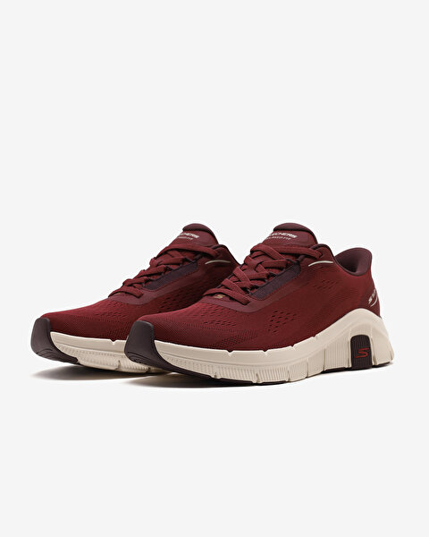 Skechers Relaxed Fit Flex Erkek Bordo Spor Ayakkabı 233218 BURG-2