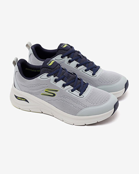 Skechers Arch Fit 3.0 Erkek Gri Spor Ayakkabı 233401TK GYNV-4