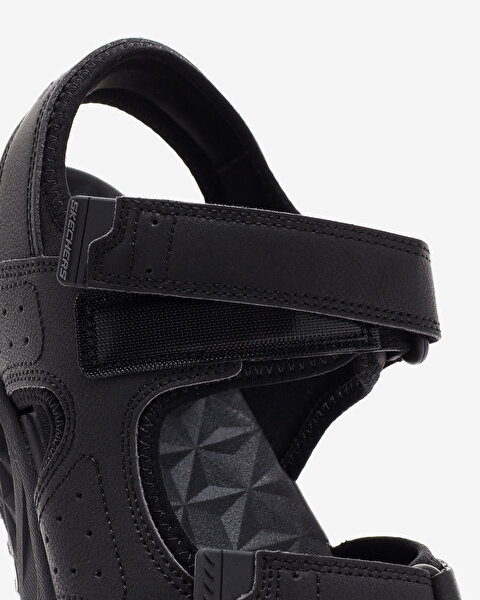 Skechers Escape Plan Trail Sandal - Forever Pursuit Erkek Siyah Sandalet 237588 BBK-6
