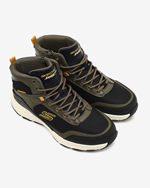 Skechers Hillcrest 2.0 Erkek Haki Outdoor Bot 237804 OLBK-4