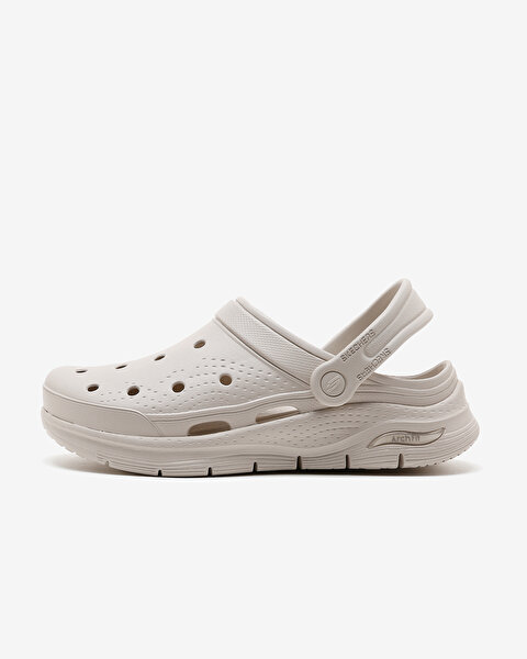 Skechers Arch Fit Foamies  -  Valiant Erkek Bej Terlik 243160 NAT