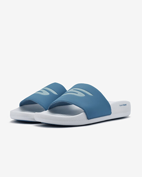 Skechers Hyper Slide  -  Deriver Erkek Beyaz Terlik 246020 WBL-2
