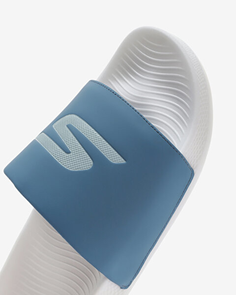 Skechers Hyper Slide  -  Deriver Erkek Beyaz Terlik 246020 WBL-6