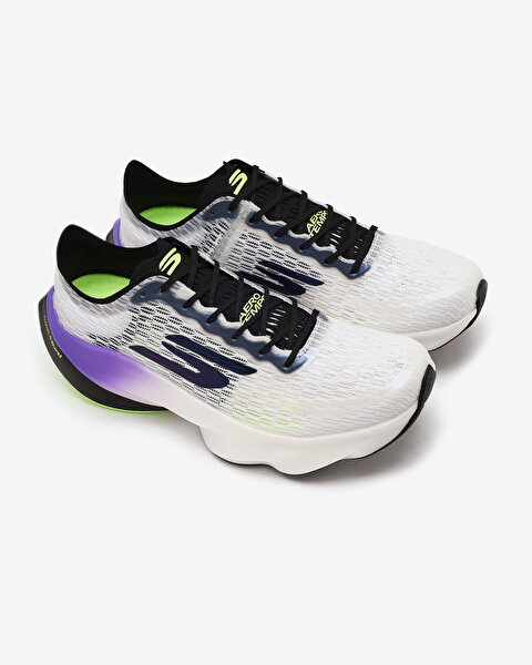 Skechers Skx Aero Tempo Erkek Beyaz Koşu Ayakkabısı 246091 WMLT-5