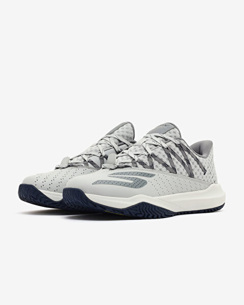 Skechers Skechers Viper Court Rally Erkek Gri Pickleball Ayakkabısı 246110 GYNV-2