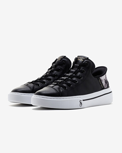 Skechers Snoop Dogg : Premium Leather Slip-ins Snoop One - Og Erkek Siyah Sneakers 251016 BKW-4