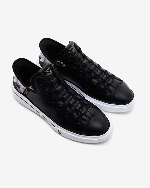 Skechers Snoop Dogg : Premium Leather Slip-ins Snoop One - Og Erkek Siyah Sneakers 251016 BKW-7
