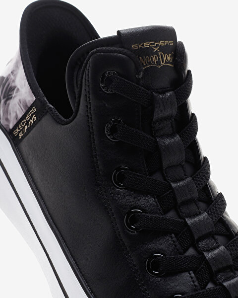 Skechers Snoop Dogg : Premium Leather Slip-ins Snoop One - Og Erkek Siyah Sneakers 251016 BKW-10