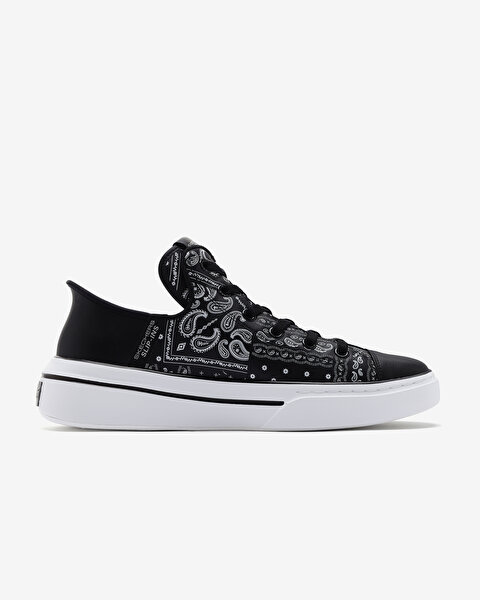 Skechers Snoop One - Double G Erkek Siyah Sneakers 251017 BKW-1