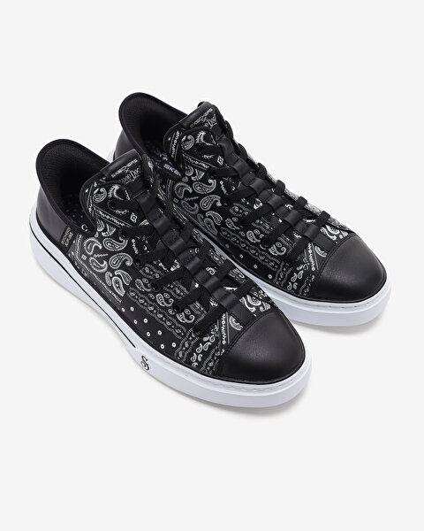 Skechers Snoop One - Double G Erkek Siyah Sneakers 251017 BKW-5