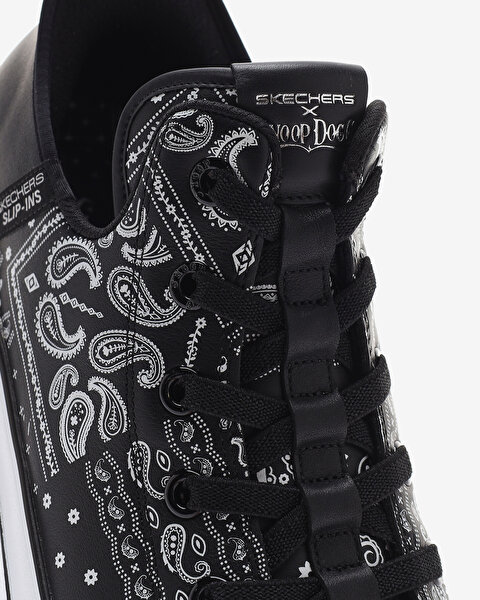 Skechers Snoop One - Double G Erkek Siyah Sneakers 251017 BKW-7