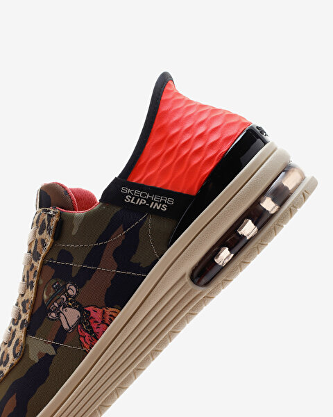 Skechers Slip-ins: Snoop Dogg: Doggy Air - Dr. Bombay Erkek Haki Sneakers 251022 CAMO-7
