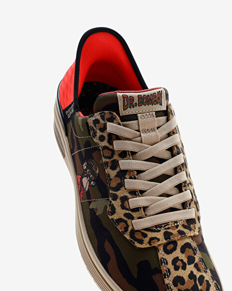 Skechers Slip-ins: Snoop Dogg: Doggy Air - Dr. Bombay Erkek Haki Sneakers 251022 CAMO-10
