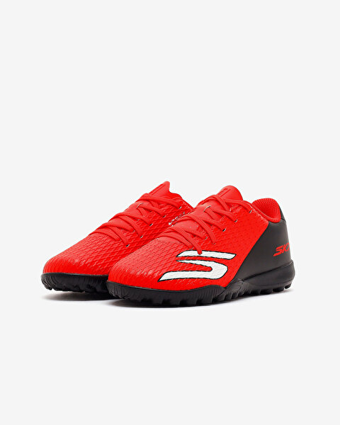 Skechers Skechers Jr Youth Tf Büyük Erkek Çocuk Kırmızı Krampon 252164L RDBK-2