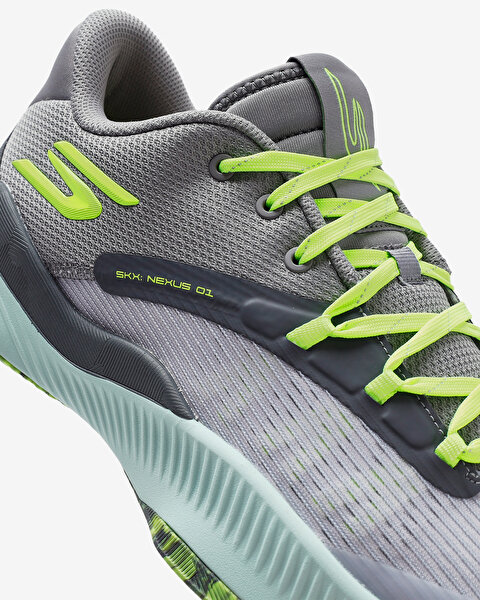 Skechers Skx Nexus Erkek Gri Basketbol Ayakkabısı 253015 CCGR-10