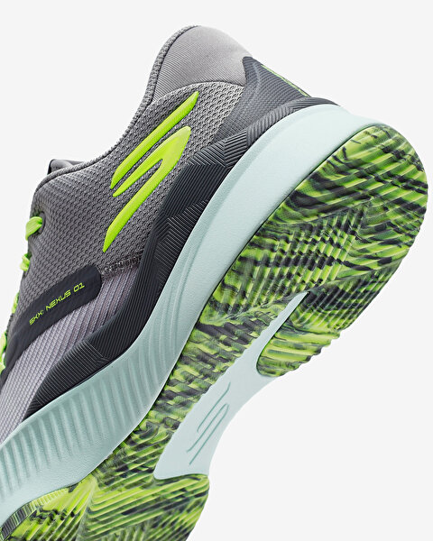 Skechers Skx Nexus Erkek Gri Basketbol Ayakkabısı 253015 CCGR-11